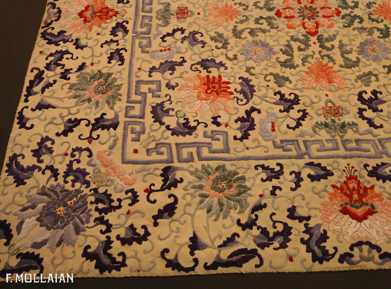 Antique Textile Imperial Soie China n°:31108122